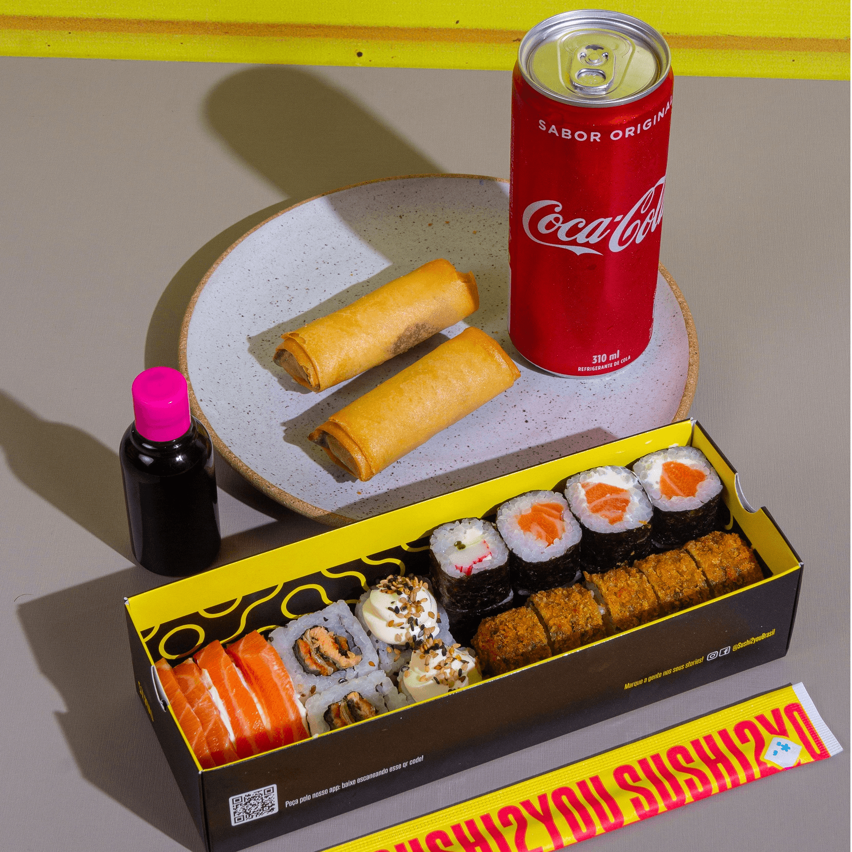Combo - 20 peças + Harumaki +  1 Bebida